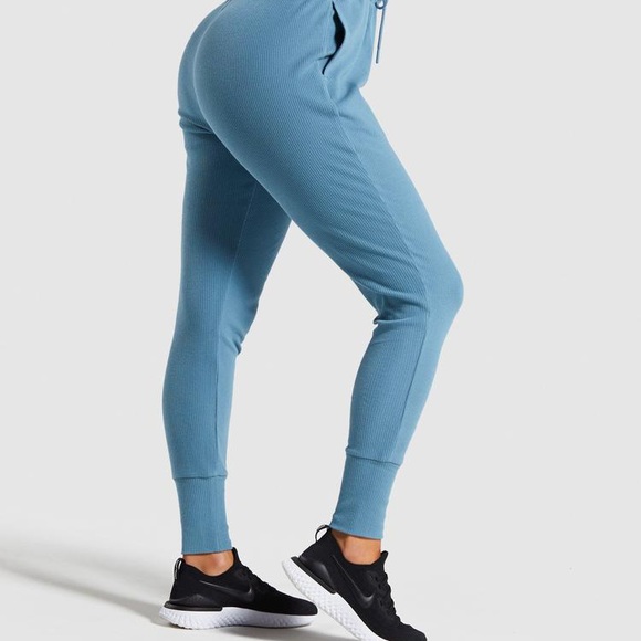 Gymshark ‘Studio’ Joggers (XS) - teal blue - Picture 6 of 7